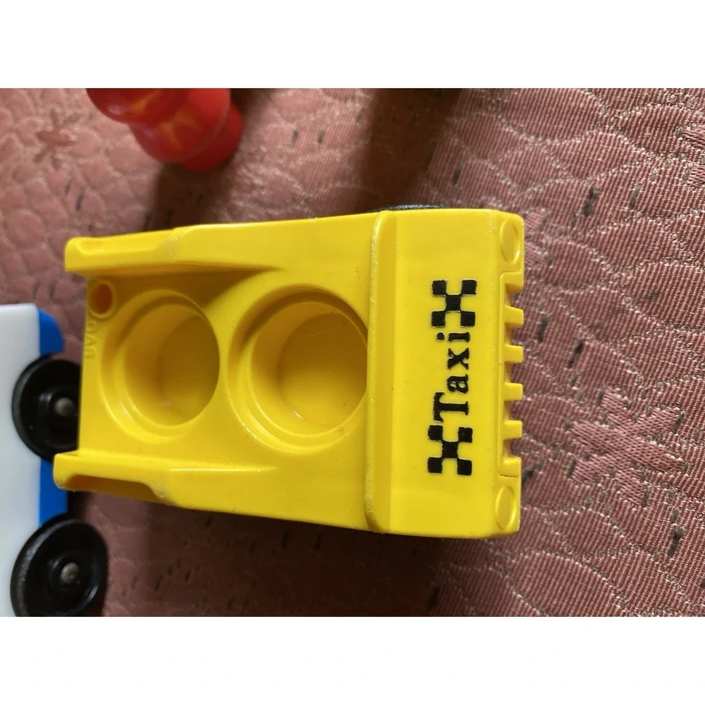 Fisher Price Little People Vehicles 11 Lot Taxi Mail toy car people figures s38